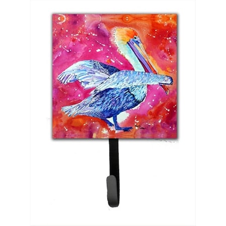 Carolines Treasures 4.25 W x 7 H in. Bird - Pelican Leash Holder Or Key Hook 8360SH4